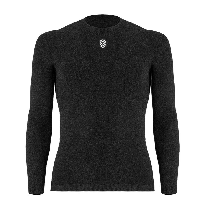Silverskin Maglia Ciclismo Ml Warm G C Antracite Uomo