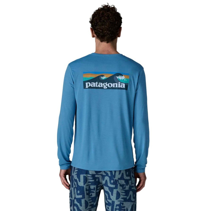 Patagonia Maglia Trekking Cap Cool Daily Graphic Boardshort Logo Uomo