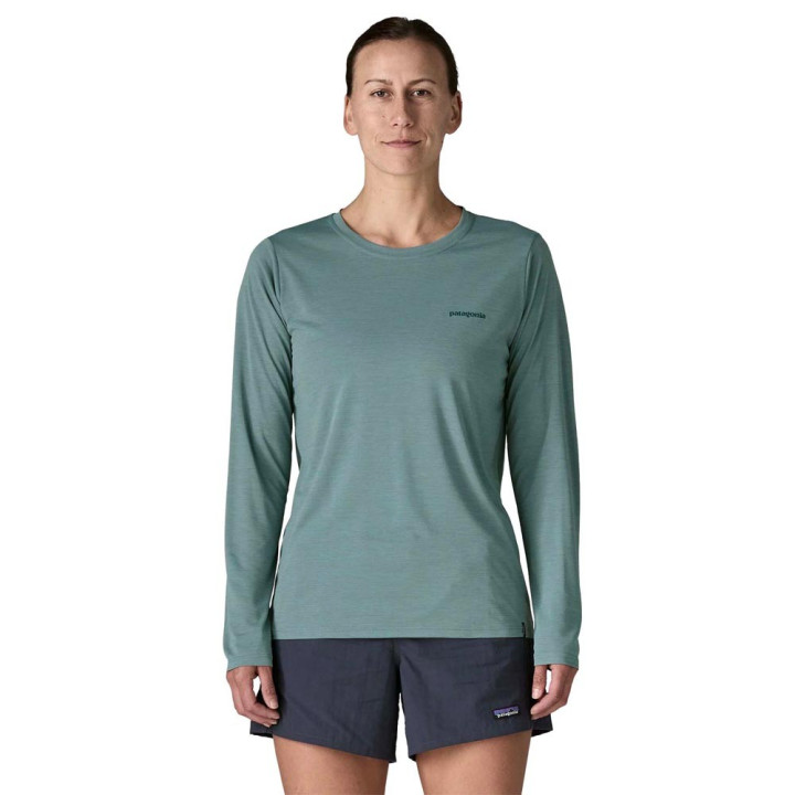 Patagonia Maglia Trekking Cap Cool Daily Graphic Boardshort Logo Donna