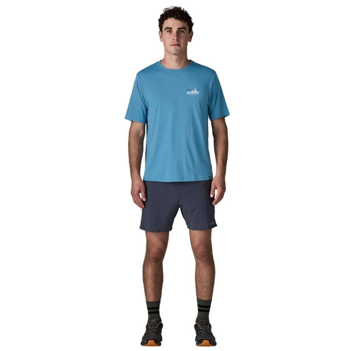 Patagonia T-Shirt Trekking Cap Cool Daily 73 Skyline Uomo