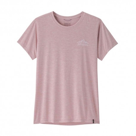 Patagonia T-Shirt Trekking Cap Cool Daily Graphic Cloud Crag Donna