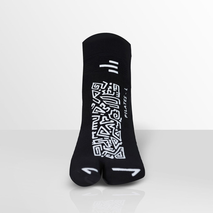 R-Evenge Calze Da Pilates 1 Finger New Nero/Bianco Unisex