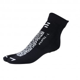 Calze Da Pilates One Finger New Nero/Bianco