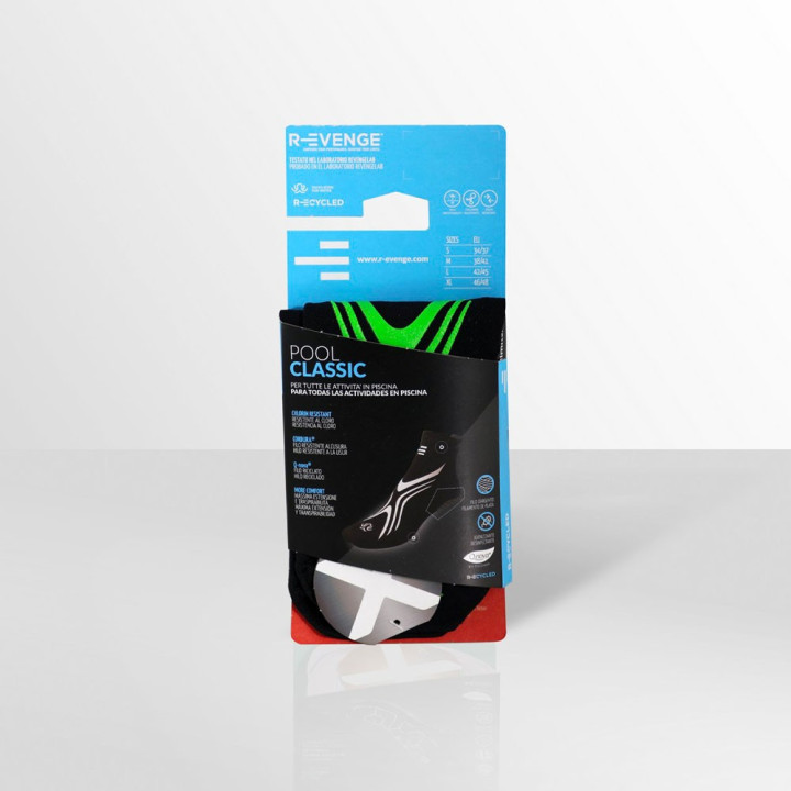 R-Evenge Calze Da Piscina Classic New Nero/Bianco Unisex