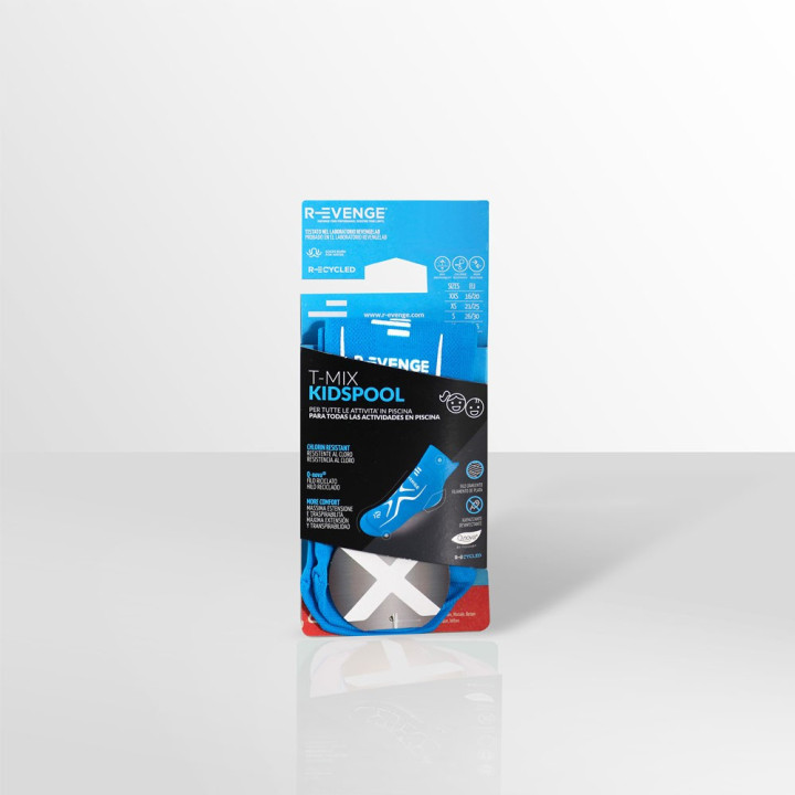 R-Evenge Calze Da Piscina New Blu/Bianco Bambino
