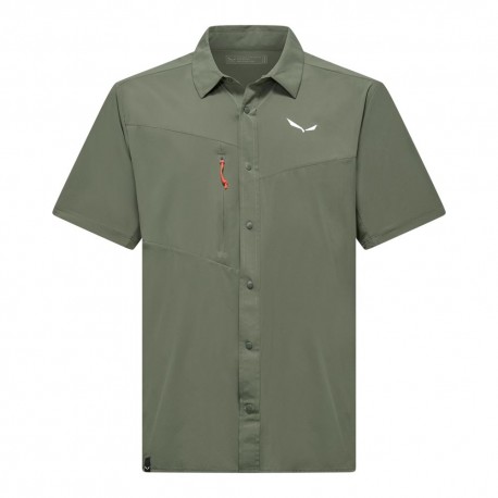 Salewa Camicia Trekking Mm Puez Faded Verde Uomo