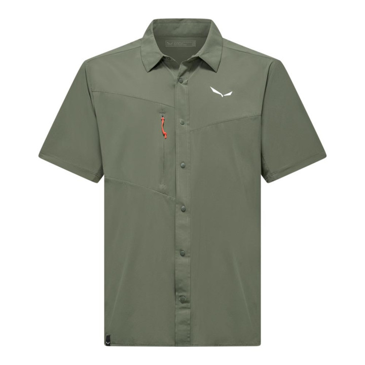 Salewa Camicia Trekking Mm Puez Faded Verde  Uomo