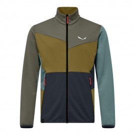 Salewa Felpa In Pile Puez Cammino Faded Verde Multi Uomo