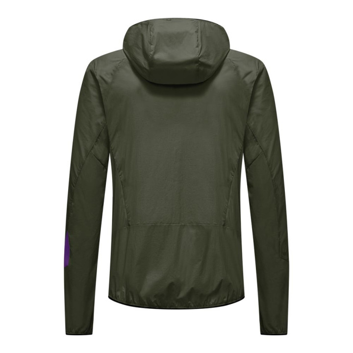 Salewa Giacca Trekking Pedroc Wind Hd Light Dark Olive Uomo