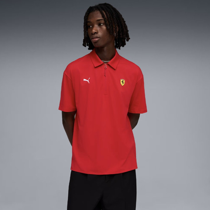 Puma Ferrari Polo Corse Rosso Uomo