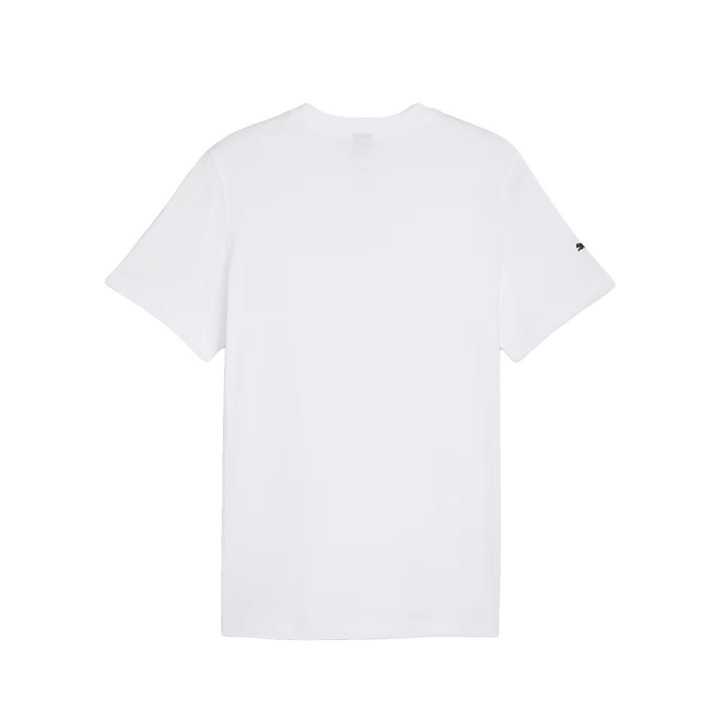 Puma Ferrari T-Shirt Colored Shield Bianco Uomo