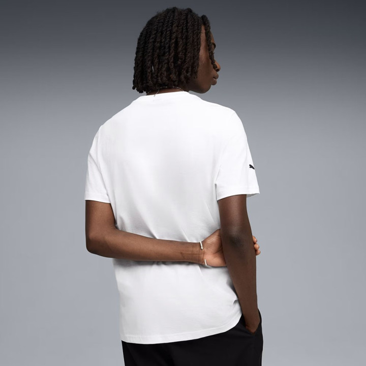 Puma Ferrari T-Shirt Colored Shield Bianco Uomo