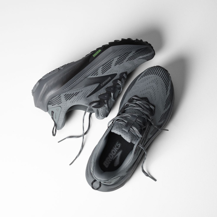 Brooks Ghost Trail Grigio Nero - Scarpe trail running Uomo