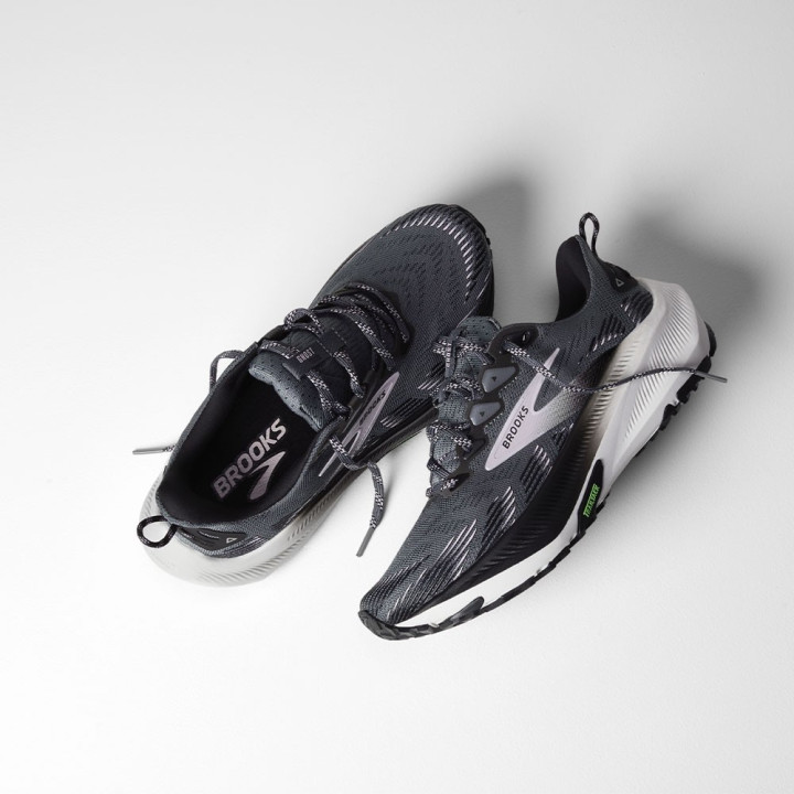 Brooks Ghost Trail Grigio Nero - Scarpe trail running Uomo