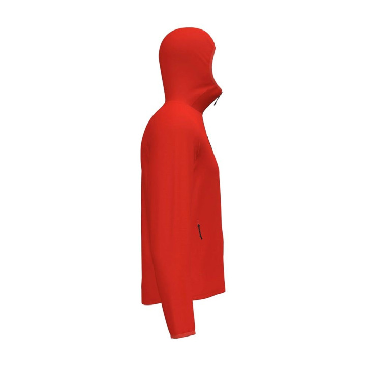 Rock Experience Felpa In Pile Arrows 2.0 Hoodie Cherry Tomato Uomo