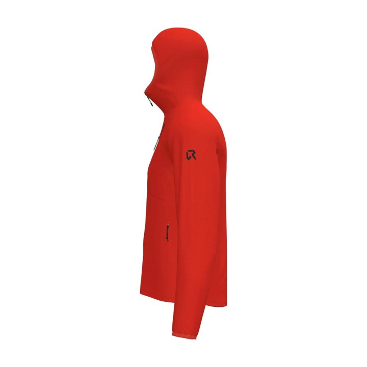 Rock Experience Felpa In Pile Arrows 2.0 Hoodie Cherry Tomato Uomo