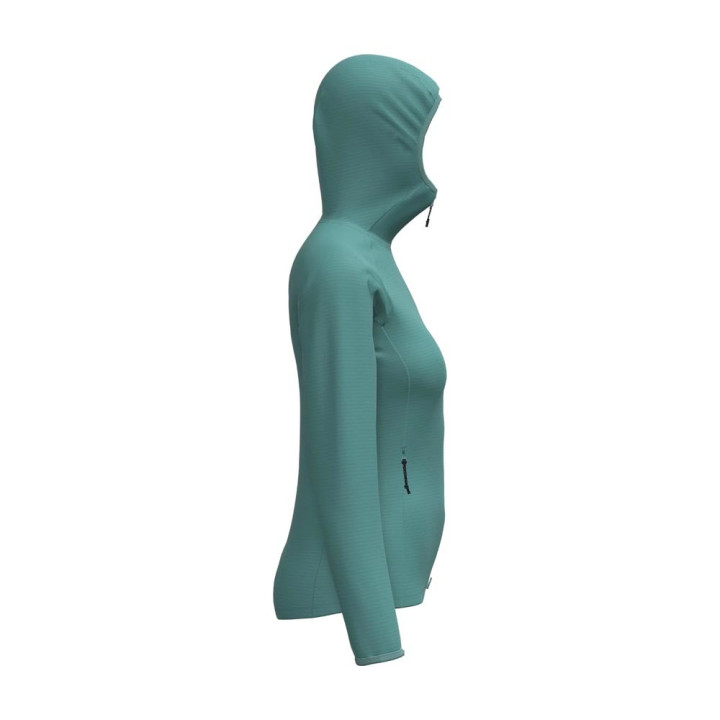 Rock Experience Felpa In Pile Arrows 2.0 Hoodie Oil Blue Donna