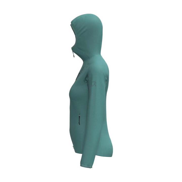 Rock Experience Felpa In Pile Arrows 2.0 Hoodie Oil Blue Donna