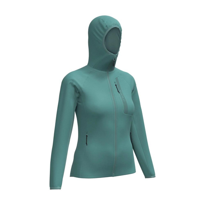 Rock Experience Felpa In Pile Arrows 2.0 Hoodie Oil Blue Donna