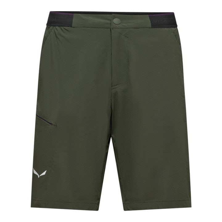 Salewa Pantaloni Corti Trekking Pedroc 4 Dst Cargo Dark Olive Uomo