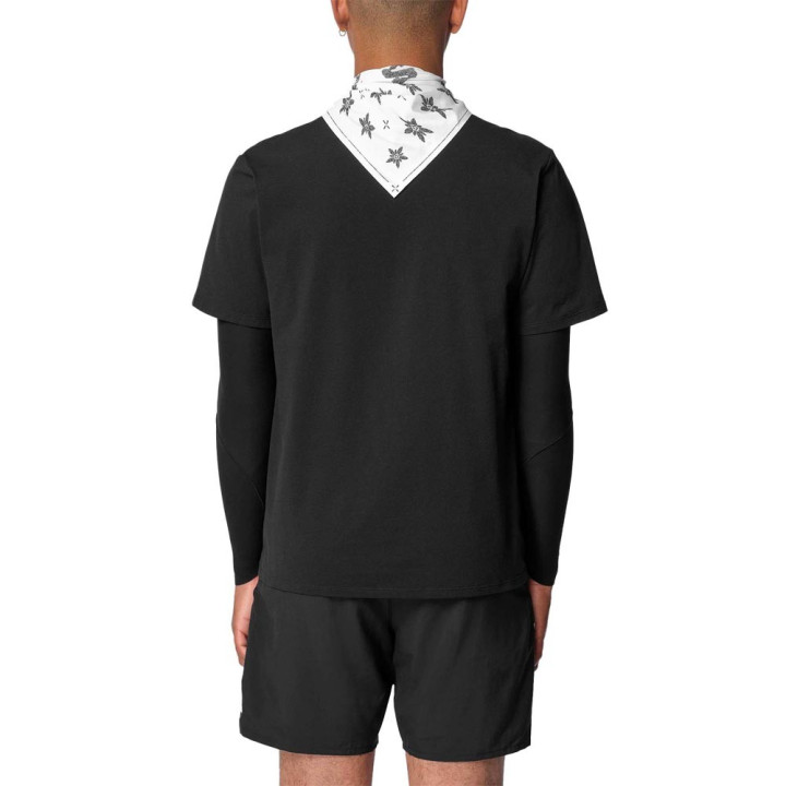 Salomon T-Shirt Trekking Trackline Deep Nero Uomo