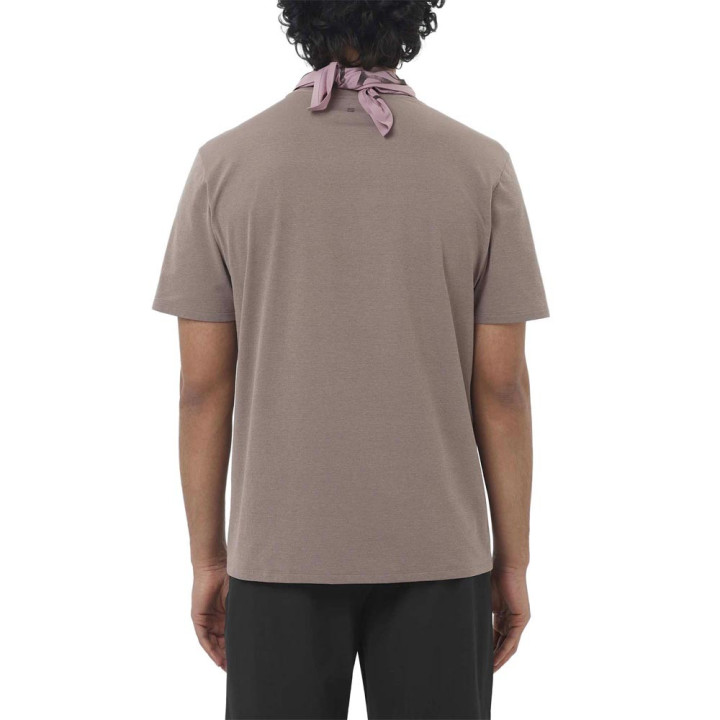 Salomon T-Shirt Trekking Trackline Iron Uomo