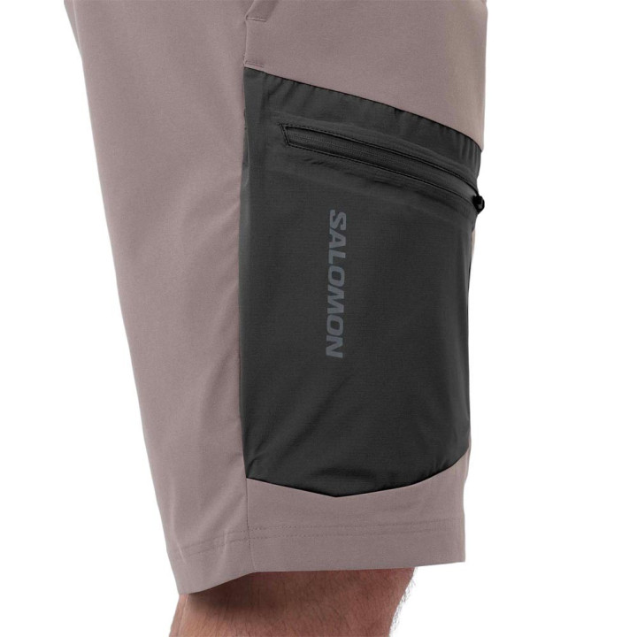 Salomon Pantaloni Corti Trekking Outerpath Utility Iron Uomo