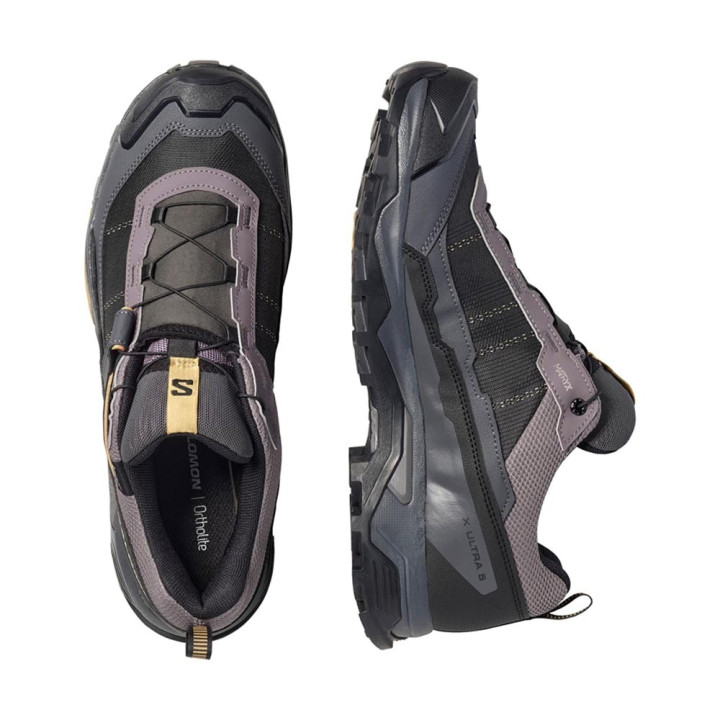 Salomon X Ultra 5 GORE-TEX Dark Gull Gray Asphalt Willow - Scarpe Trekking Uomo