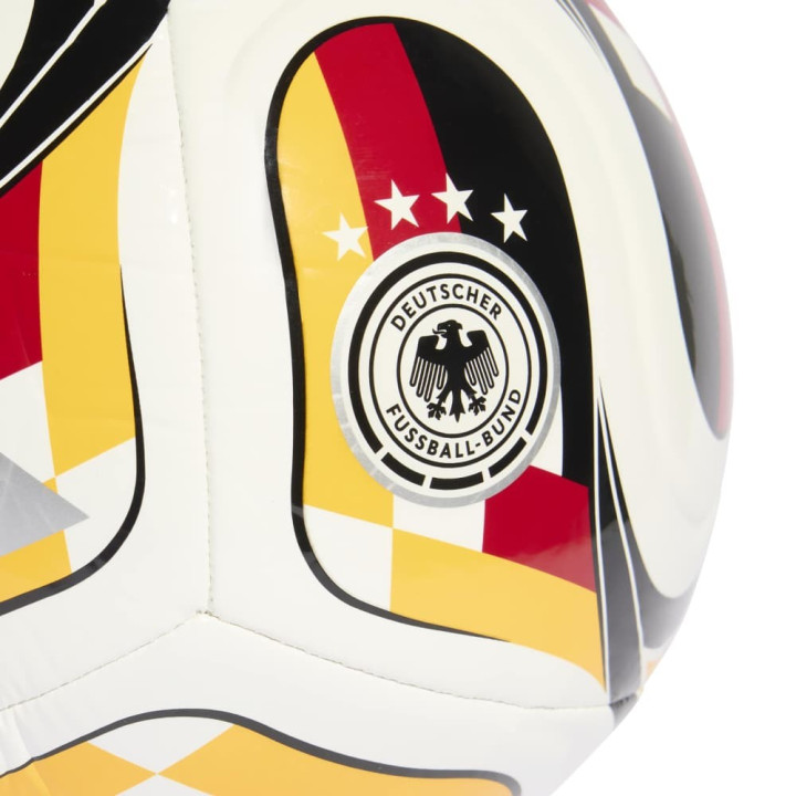ADIDAS Pallone Da Calcio Germania Clb Home Bianco Oro Nero
