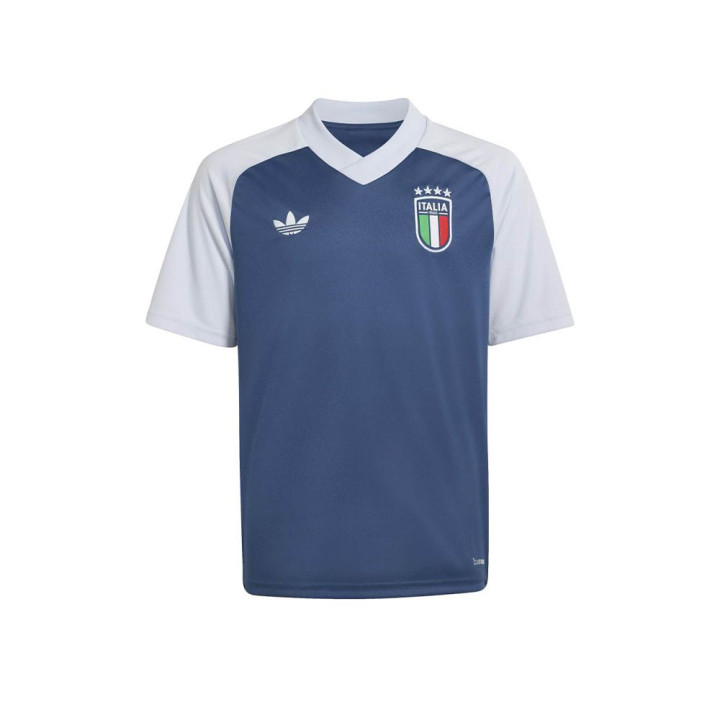ADIDAS T-Shirt Italia Pre-Match Away Blu Bambino