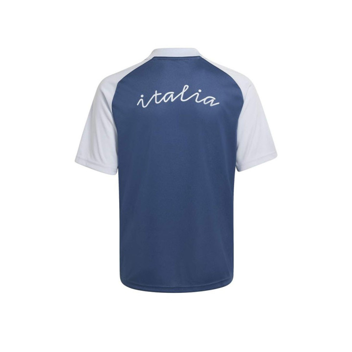ADIDAS T-Shirt Italia Pre-Match Away Blu Bambino