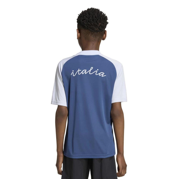 ADIDAS T-Shirt Italia Pre-Match Away Blu Bambino