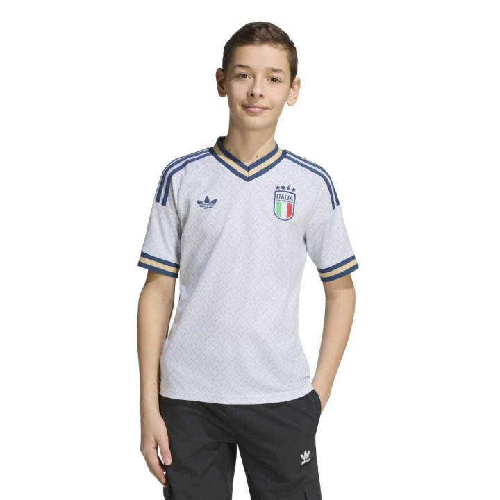 ADIDAS T-Shirt Away Italia Blu Bambino