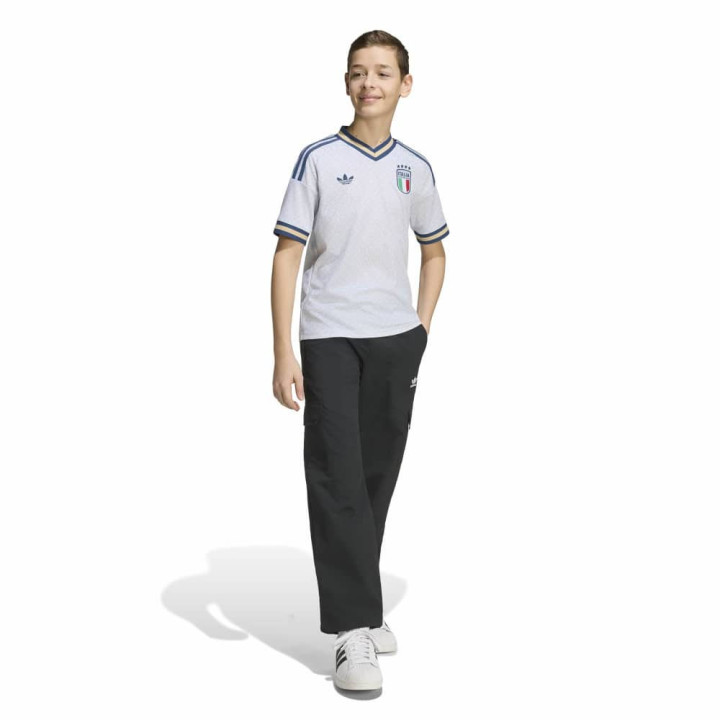 ADIDAS T-Shirt Away Italia Blu Bambino