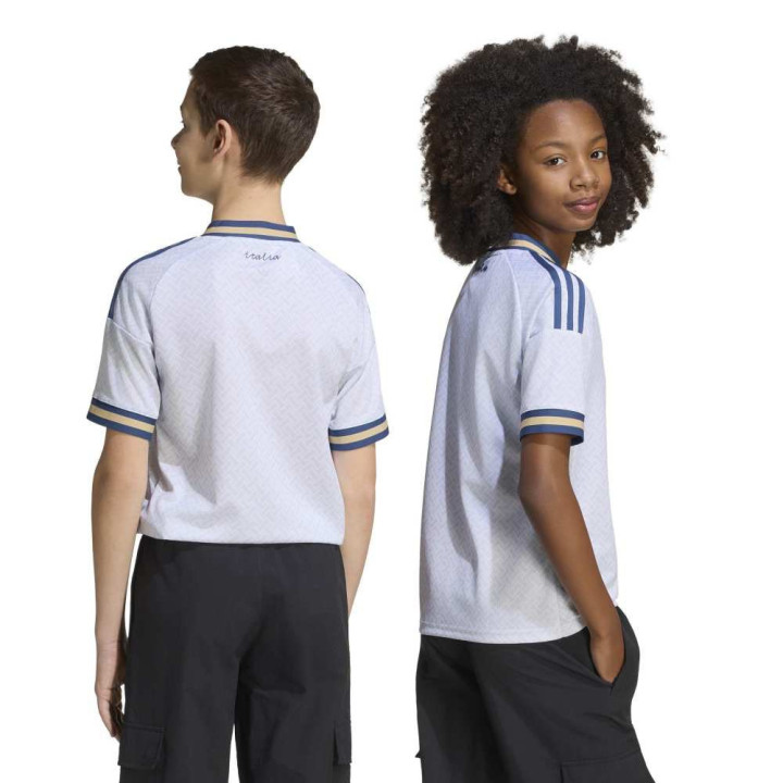 ADIDAS T-Shirt Away Italia Blu Bambino