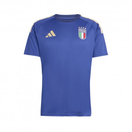 ADIDAS T-Shirt Italia Fan Blu Uomo