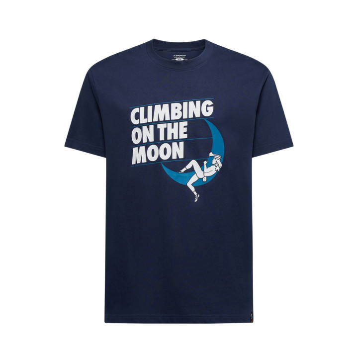 La Sportiva T-Shirt Arrampicata Moon Rock Night Sky Chalk Uomo