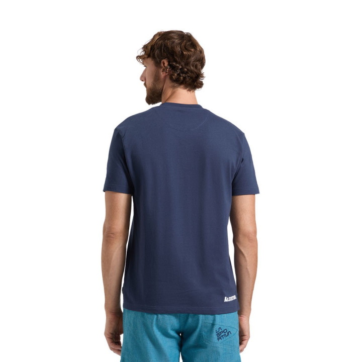 La Sportiva T-Shirt Arrampicata Moon Rock Night Sky Chalk Uomo