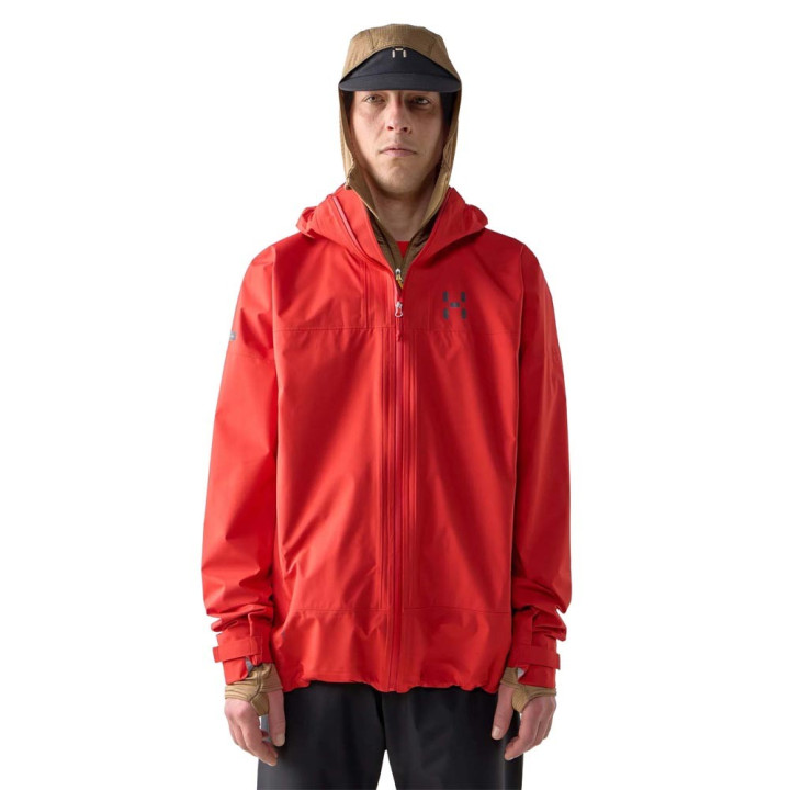 Haglofs Giacca Trekking Lim Airak 2,5 Tech Red Uomo