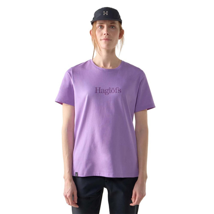 Haglofs T-Shirt Trekking Outsiders Purple Ice Donna