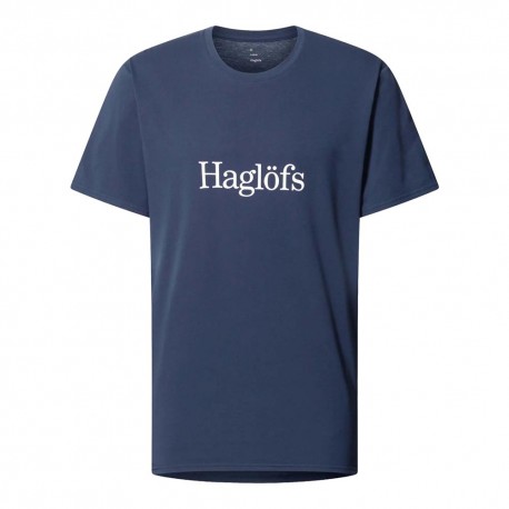 Haglofs T-Shirt Trekking Outsiders Tarn Blue Uomo