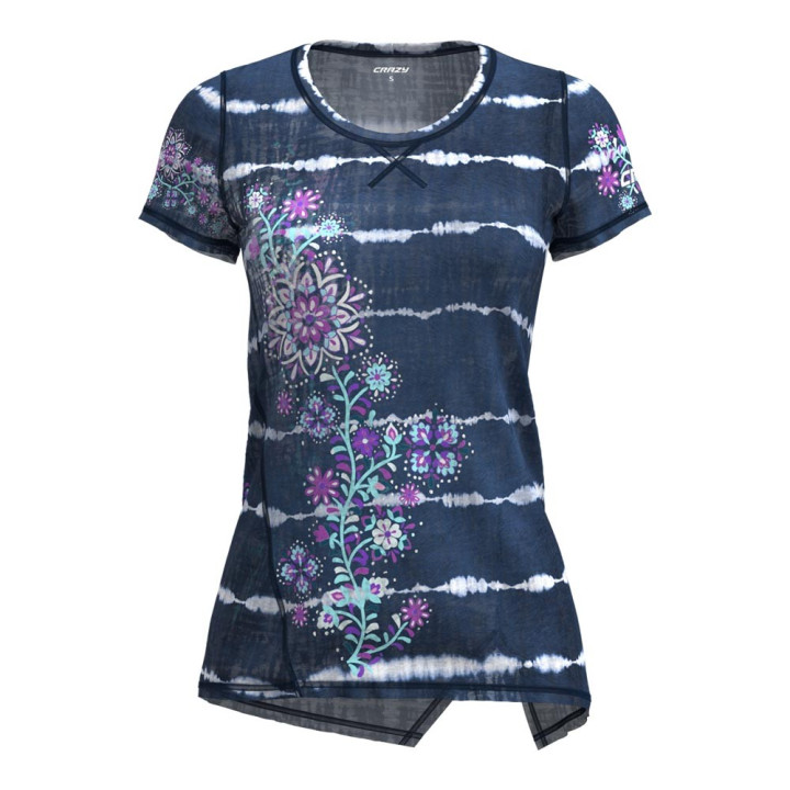 Crazy T-Shirt Trekking Aloha Tie Dye Donna
