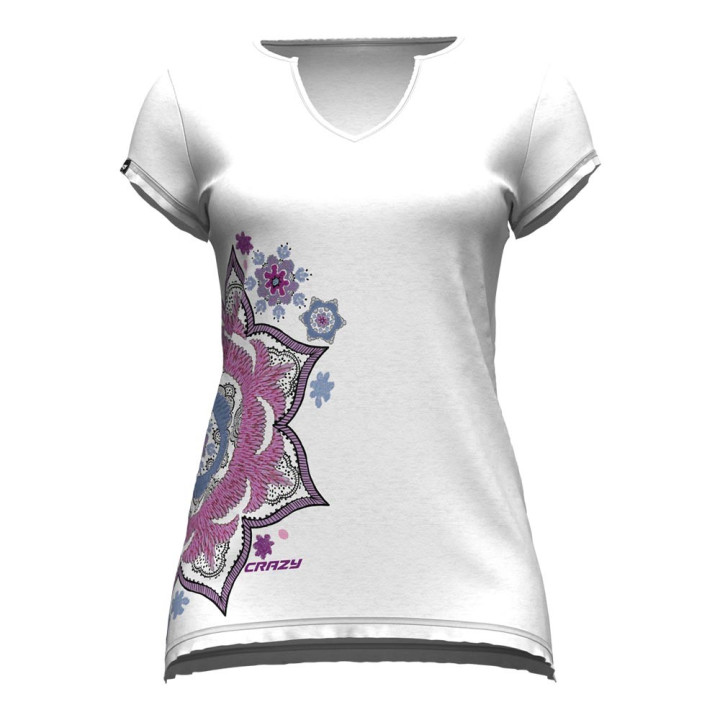 Crazy T-Shirt Trekking Mandala Mandala Donna