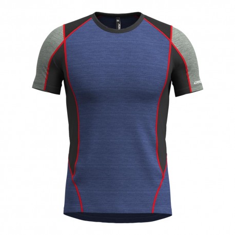 Crazy T-Shirt Trekking Viper Slate-Nero Uomo