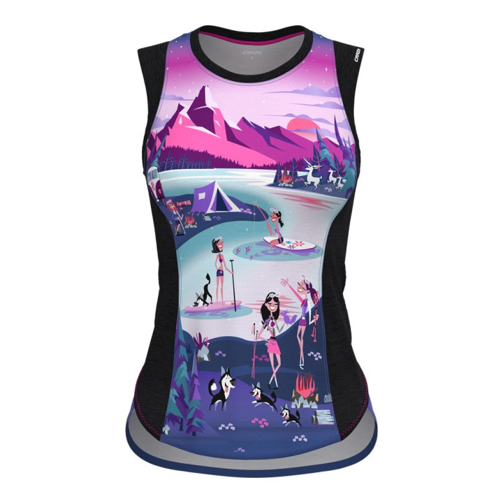 Crazy Top Sirio I Love Mountain Donna