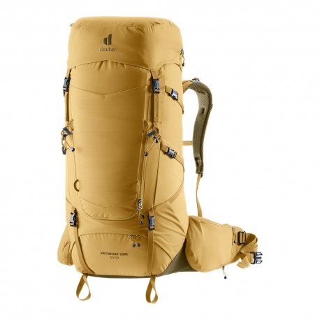 Deuter Zaino Trekking Aircontact Core 50+10 Savanna-Nori