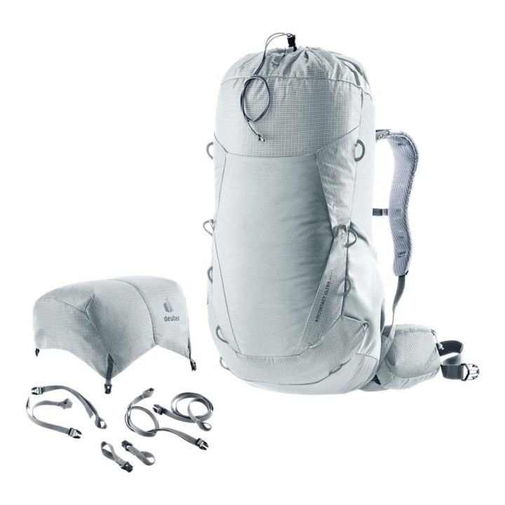 Deuter Zaino Trekking Aircontact Ultra 40+5 Tin-Shale