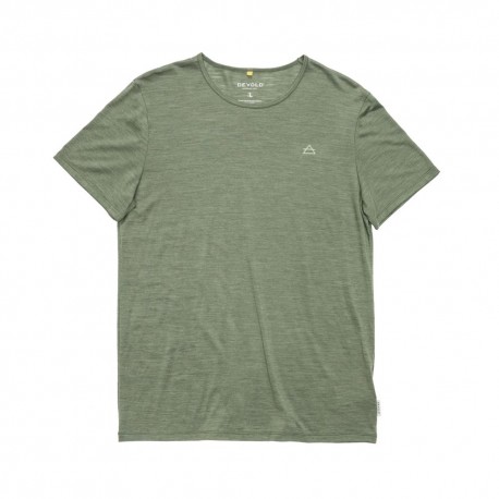 Devold T-Shirt Trekking Active Merino 130 Forest Uomo