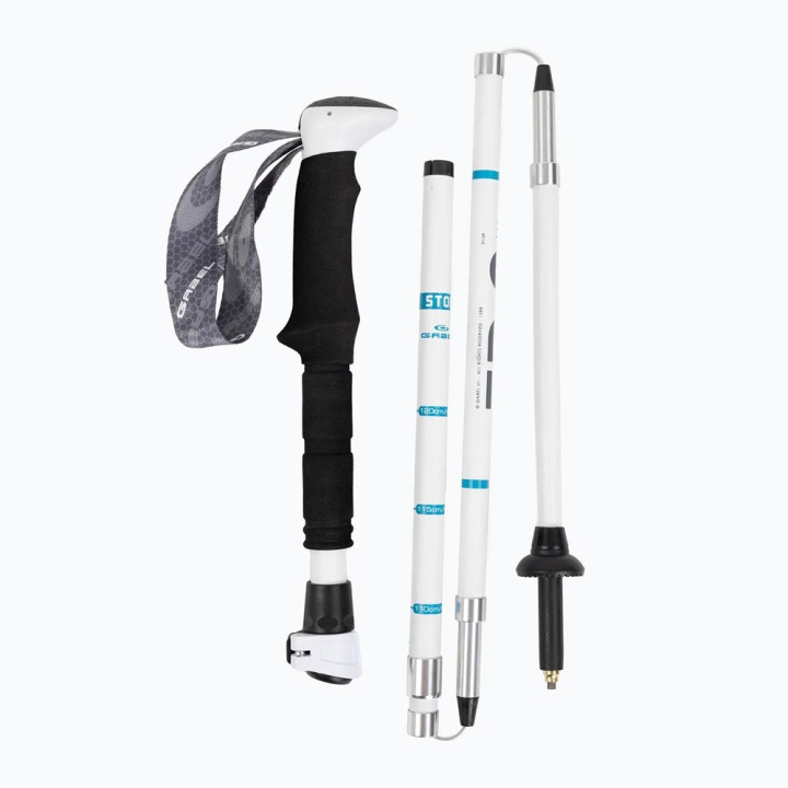 Gabel Bastoncini Trekking Fr-3 Ef Lite 105-125Cm Bianco