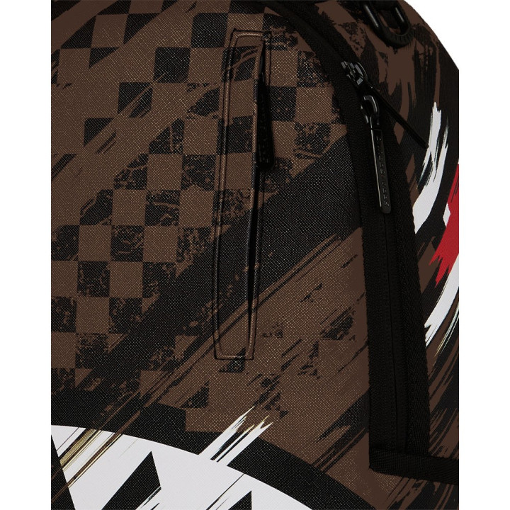 Sprayground Zaino Sweared Grunge Back Pack Moro